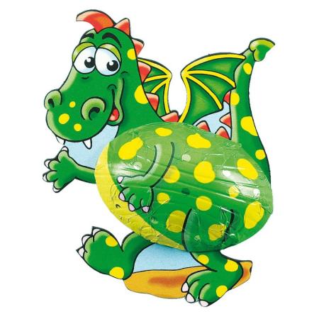 1 Stück Schoko Drache 12,5g (39,20€/1kg)
